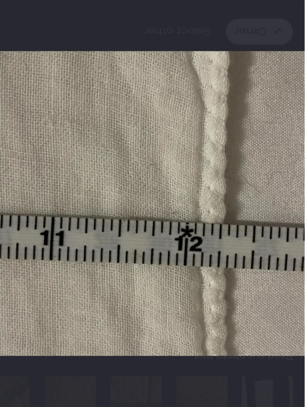 Vintage Hand Embroidered Dresser Scarf Table Runner White Linen Cottagecore